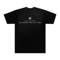 Heavy Black Chakra Box Fit Tee