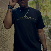 Heavy Black Chakra Box Fit Tee