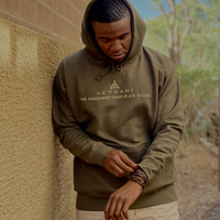Olive Green Chakra Hoodie